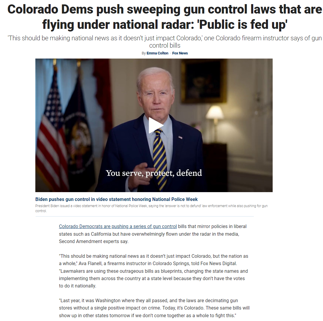 Colorado Dems push sweeping gun control laws that are flying under national radar: 'Public is fed up' - Gun Funny Podcast